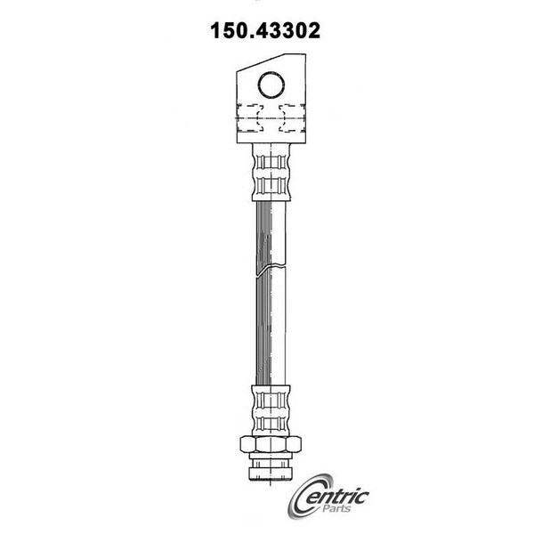 Centric Parts Brake Hose, 150.43302 150.43302 - main